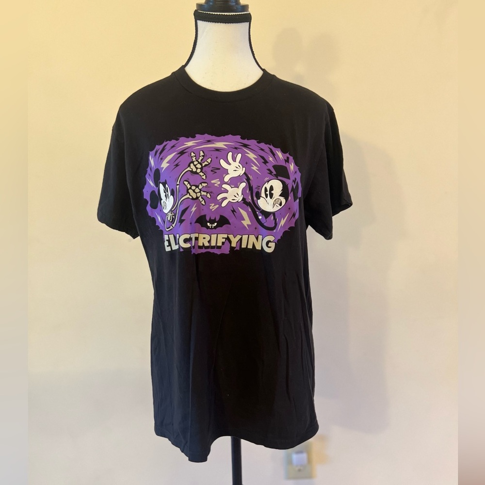 Halloween Disney Electric Mickey Mouse short sleeve Tshirt